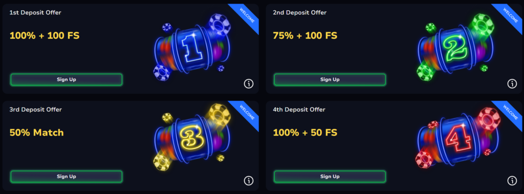 Welcome Bonuses