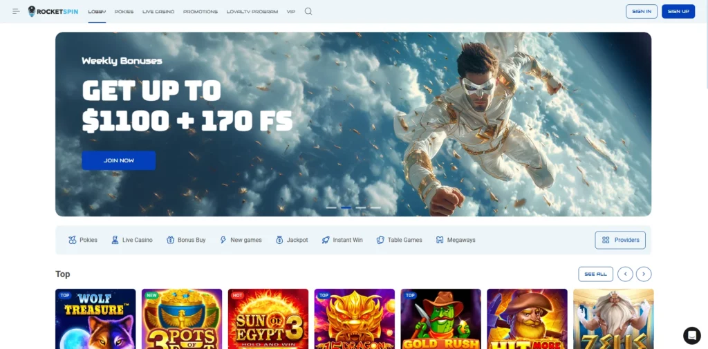 RocketSpin Casino